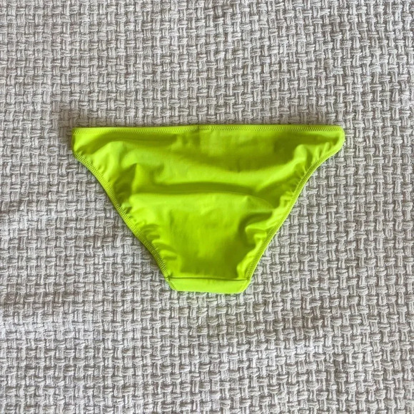 YELLOW Silver Victoria’s Secret Bikini Bottoms Size Small - Picture 5 of 6